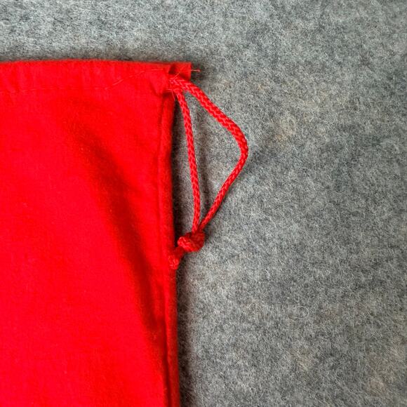 Bally Designer Red Drawstring Dust Bag Storage Protection 9.5"x15.5" - Picture 4 of 7